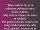 “Moja svekrva mi je za rođendan poklonila staru šivaću mašinu…”