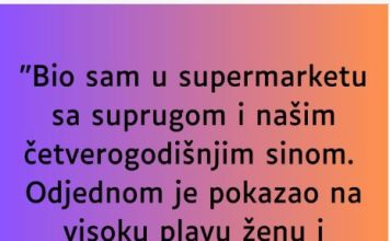 “Bio sam u supermarketu sa suprugom…”