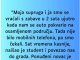 “Supruga i ja smo se vracali sa zabave u 2 ujutro i auto nam staje na osamljenom mjestu…”
