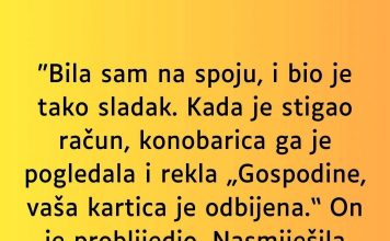 “Bila sam na spoju, i bio je tako sladak…”