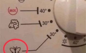 ZNATE LI ŠTA ZNAČI OZNAKA LEPTIR NA VEŠ MAŠINI: Veoma je korisna, a mnogi je ne koriste