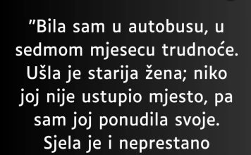 “Bila sam u autobusu…”