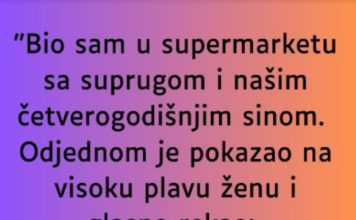 “Bio sam u supermarketu sa suprugom…”