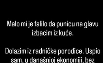 Mal0 mi je falilo da punicu na glavu izbacim iz kuće…