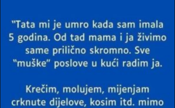 “TATA MI JE UMRO KADA SAM IMALA PET GODINA”
