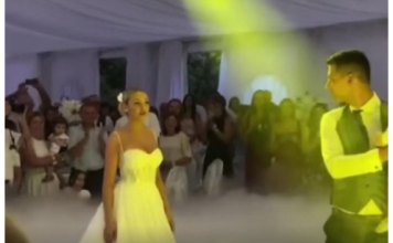 POČEO PRVI PLES, A MUZIKA STALA, MLADOŽENJA OSTAVIO MLADU: Gosti u neverici skočili sa stolica, ovo niko nije očekivao! (VIDEO)