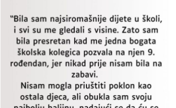 “Bila sam najsiromašnije dijete u školi…”