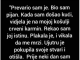 “Prevario sam je, kada sam došao kući…”