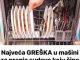 Najveća GREŠKA u mašini za pranje sudova koju čine skoro svi: Nikada više!