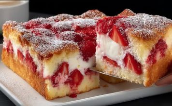 Ovaj kolač od jagoda je tako brz da ga pravim svakog vikenda! Gotov je za nekoliko minuta i ima rajski ukus