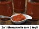Za 1,5h napravila sam PET TEGLI AJVARA u stanu: Recept MOJE tetke se prenosi s KOLJENA NA KOLJENO