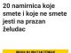 20 namirnica koje smete i koje ne smete jesti na prazan želudac