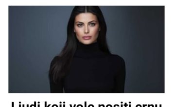 Ljudi koji vole nositi crnu odjeću imaju ovih 6 osobina (br. 4 će vas oduševiti)