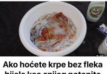 Ako hoćete krpe bez fleka bijele kao snijeg potopite ih u OVU tečnost!