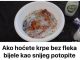 Ako hoćete krpe bez fleka bijele kao snijeg potopite ih u OVU tečnost!