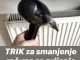 TRIK za smanjenje računa za grijanje pomoću običnog fena za kosu!