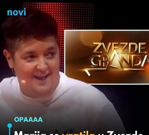 Marija se vratila u Zvezde Granda, oglasila se iz studija: Napisala samo 2 riječi!