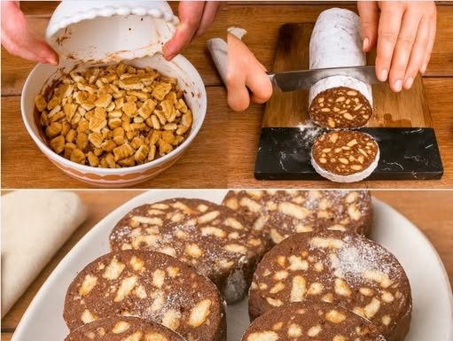ČOKOLADNA SALAMA BEZ PEČENJA SA KEKSOM – BRZO, JEDNOSTAVNO I NEODOLJIVO!