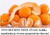 OVO SIGURNO NISTE ZNALI: Koliko mandarina je stvarno preporučeno dnevno!