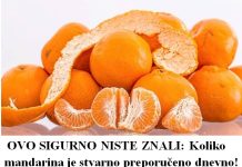 OVO SIGURNO NISTE ZNALI: Koliko mandarina je stvarno preporučeno dnevno!