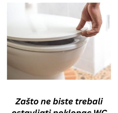 Zašto ne biste trebali ostavljati poklopac WC školjke otvoren – zapamtite doživotno