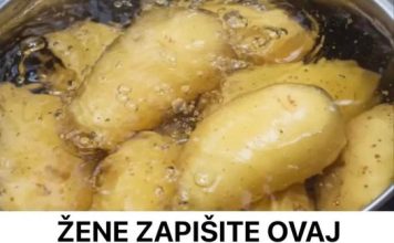 ŽENE ZAPIŠITE OVAJ RECEPT: VODA OD KUHANOG KROMPIIRA ĆE RIJEŠITI VAŠ NAJVEĆI PROBLEM