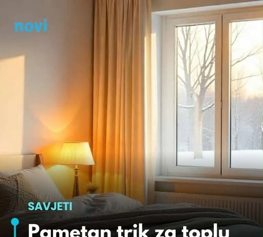 Pametan trik za toplu spavaću sobu, bez uključivanja radijatora