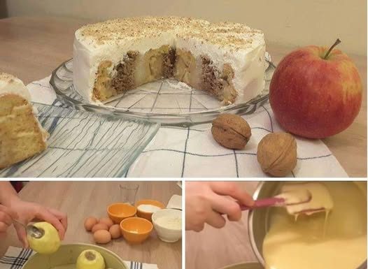 TUFAHIJE KOLAČ SA JABUKAMA… Ovo mi je ipak malo lakša varijanta