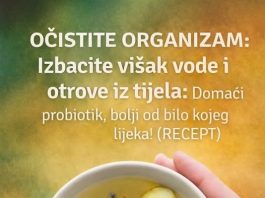 OČISTITE ORGANIZAM: Izbacite višak vode i otrove iz tijela: Domaći probiotik, bolji od bilo kojeg lijeka! (RECEPT)