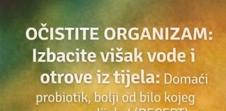 OČISTITE ORGANIZAM: Izbacite višak vode i otrove iz tijela: Domaći probiotik, bolji od bilo kojeg lijeka! (RECEPT)