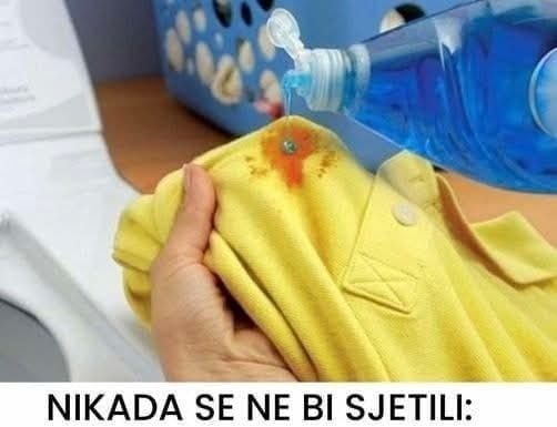 Nikada se ovog ne biste sjetili: Sve fleke sa odjeće skida jedno sredstvo, a svi ga imamo u kući