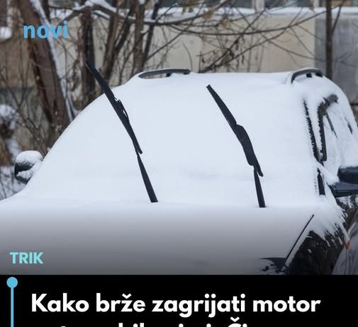 Kako brže zagrijati motor automobila zimi: Čim upalite motor, odmah ovo uradite