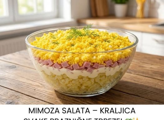 MIMOZA SALATA: NEIZOSTAVNI DIO PRAZNIČNE TRPEZE