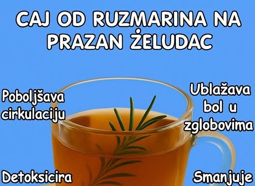 ČAJ OD RUZMARINA S MEDOM: JEDNOSTAVAN I LJEKOVIT NAPITAK