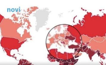 BiH se crveni na mapi zbog koje cijeli svijet strahuje (ili bi bar trebalo)