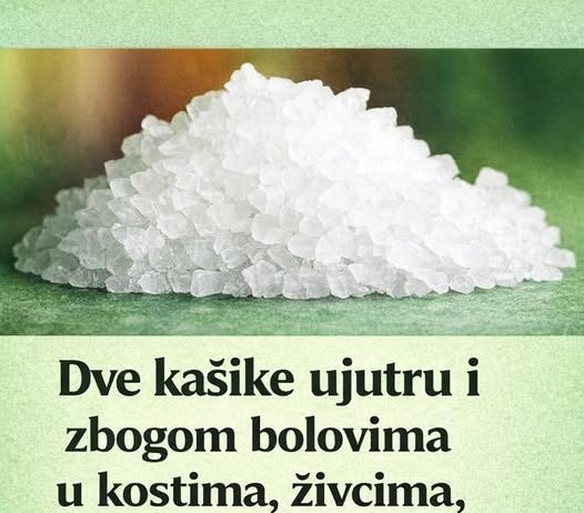 DVE KAŠIKE OVOG MINERALA UJUTRO I RECITE ZBOGOM BOLOVIMA U KOSTIMA