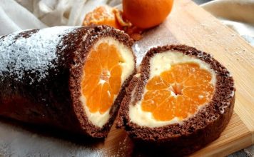 ROLAT SA VANILIJA KREMOM I MANDARINAMA.. FAKAT JE PREDOBAR