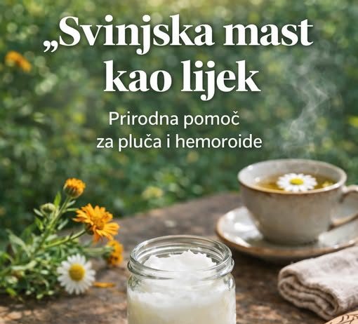 SVINJSKA MAST KAO LIJEK: Moćan narodni pripravak za pluća, hemoroide i upale