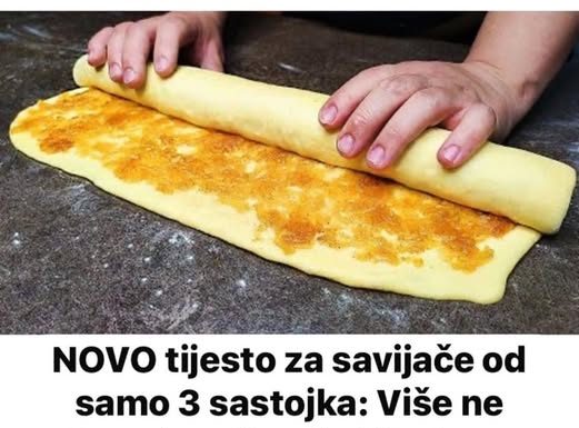 NOVO tijesto za savijače od samo 3 sastojka: Više ne kupujem lisnato tijesto, s njim možete peći apsolutno sve – pronašla sam najbolji RECEPT!