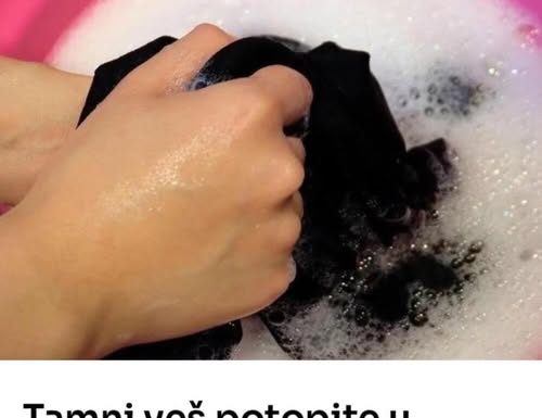 Tamni veš potopite u OMILJENO PIĆE MNOGIMA i boja će biti kao nova: Jeftino i bez hemije, ODLIČNO!