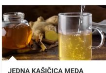 JEDNA KAŠIČICA MEDA RAZBLAŽENA U ČAŠI VODE LIJEČI BRONHITIS, UKLANJA PARAZITE, ELIMINIŠE TOKSINE