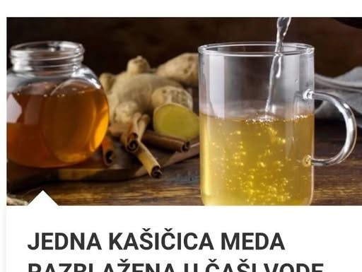 JEDNA KAŠIČICA MEDA RAZBLAŽENA U ČAŠI VODE LIJEČI BRONHITIS, UKLANJA PARAZITE, ELIMINIŠE TOKSINE
