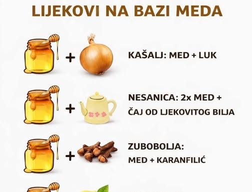 PRIRODNI LIJEKOVI NA BAZI MEDA