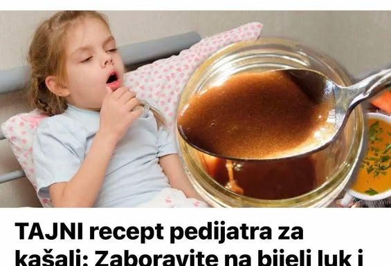 TAJNI recept pedijatra za kašalj: Zaboravite na bijeli luk i luk, ovo djeluje ODMAH i djeca pitaju čak i da li su zdrava
