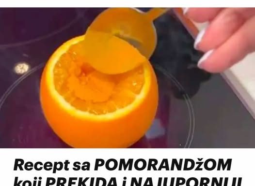 Recept sa POMORANDŽOM koji PREKIDA i NAJUPORNIJI KAŠALj – Pripremljena na OVAJ način POMAŽE u kriznim situacijama