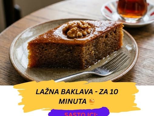LAŽNA BAKLAVA ZA 10 MINUTA