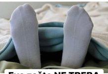 Evo zašto NE TREBA spavati u čarapama: Postoje 4 razloga