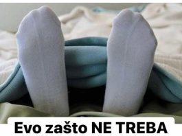 Evo zašto NE TREBA spavati u čarapama: Postoje 4 razloga