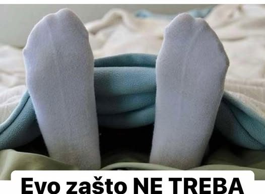 Evo zašto NE TREBA spavati u čarapama: Postoje 4 razloga
