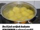 Da li još uvijek kuhate KROMPIR u slanoj vodi? Isprobajte ovu metodu i krompir će biti 10 puta ukusniji!